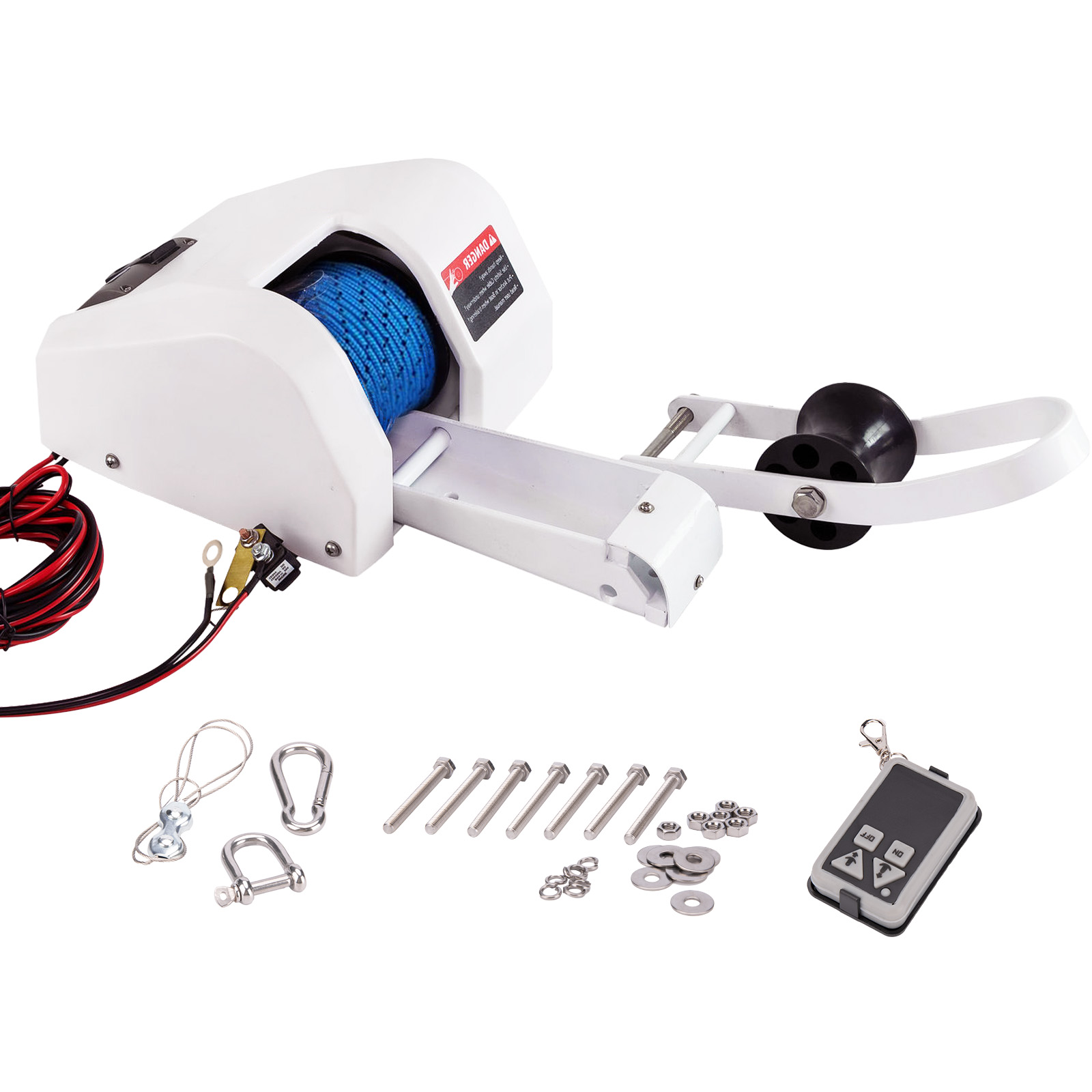 Fishing Boat Steering Wheel - Elektrische ankerlier voor pontonboot 35lb zoutwateranker