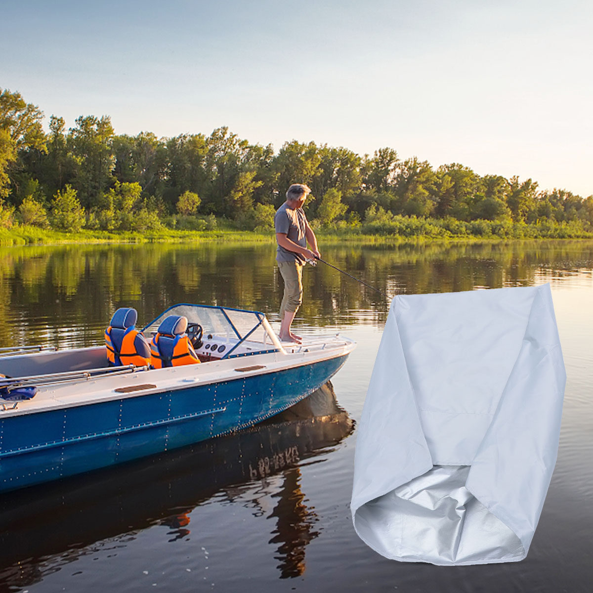 Bootstoelhoezen Wit Oxford-wee - Fishing Boat Cover recensie en prijs